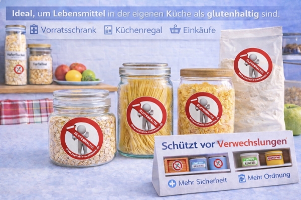 Anwendung Aufkleber rot